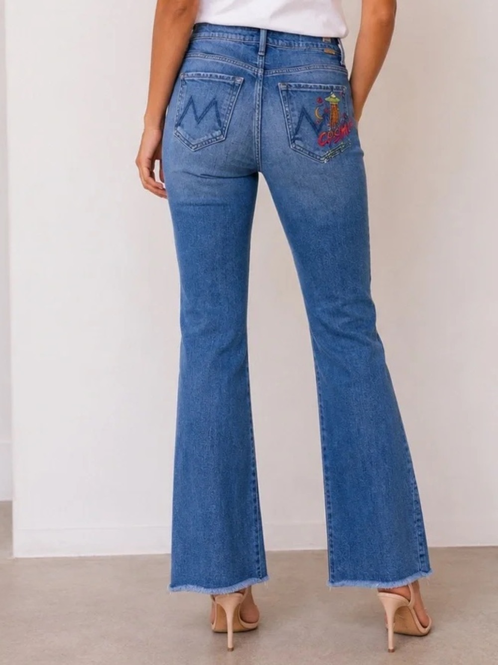 Mother Superior Jeans Insider Ankle Fray Beyond The Sky